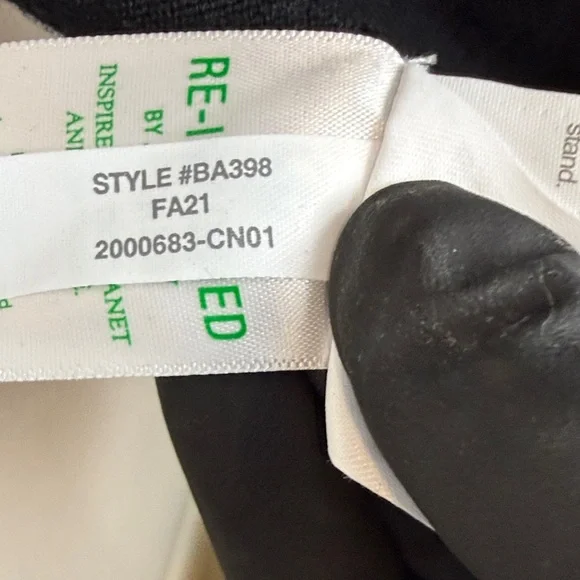 NWOT J.Crew Long Merino Wool Cardigan - Black & Ivory - Size M - Picture 11 of 11